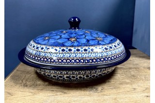 615 Bunzlau Ovale Ovenschaal U408 Dekschalen